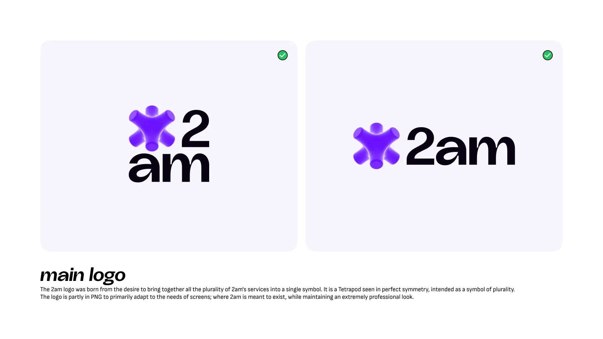 2AM construction du logo hexapode, grille et proportions