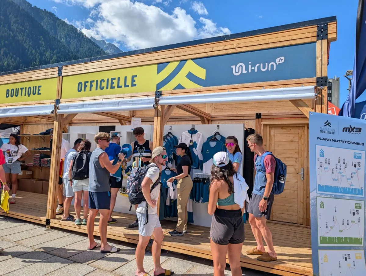 Marathon du Mont-Blanc boutique officielle Chamonix