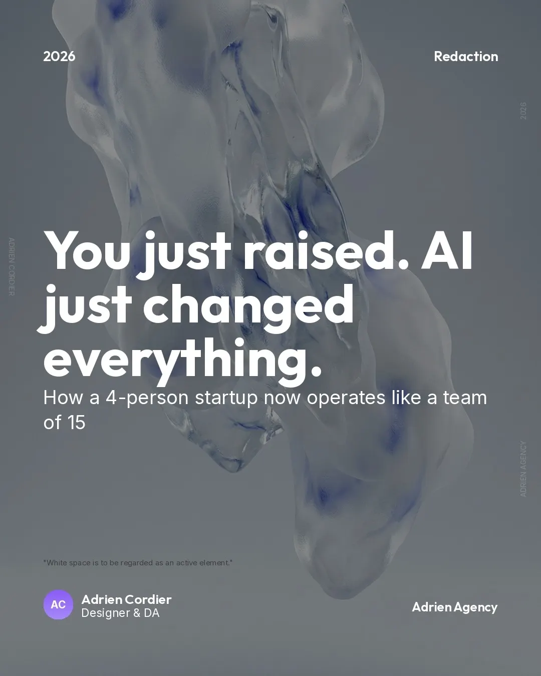You just raised. AI just changed everything.