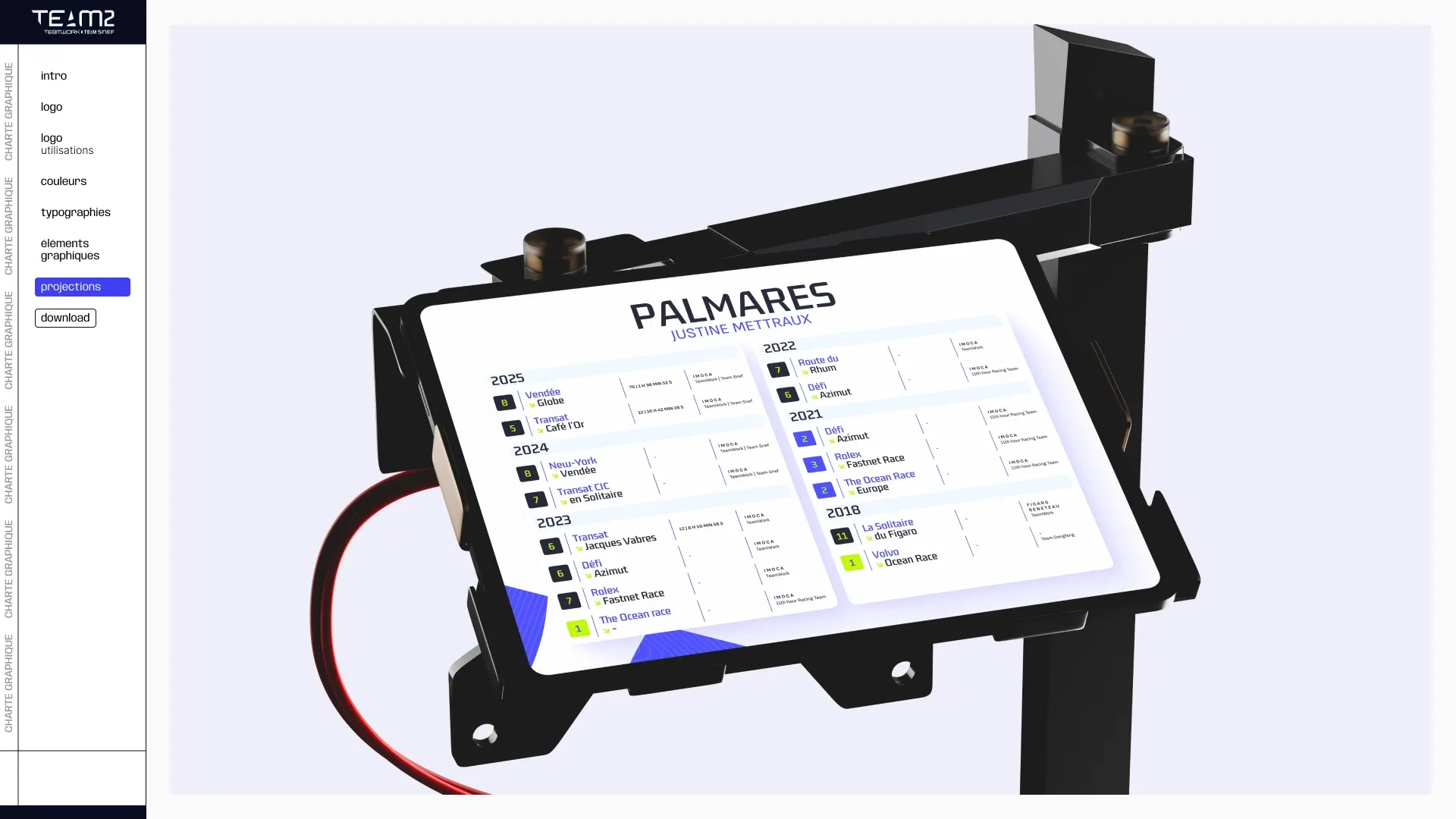 Team² identité complète déploiement digital et print